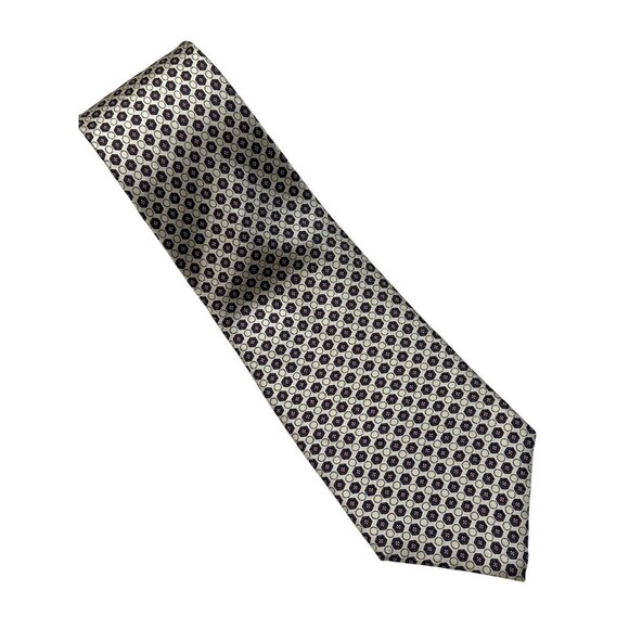 Christian Dior Mens Silk Tie 3.5" Wide 54"  Made In USA - Picture 7 of 7